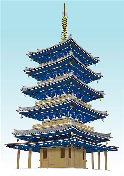 建築物描画(illustrator)